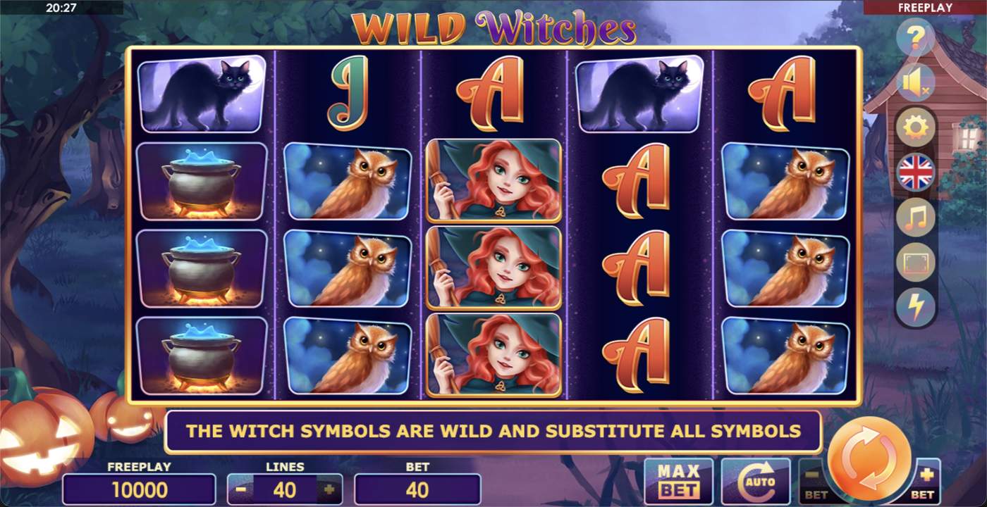 Wild Witches: image of main menu