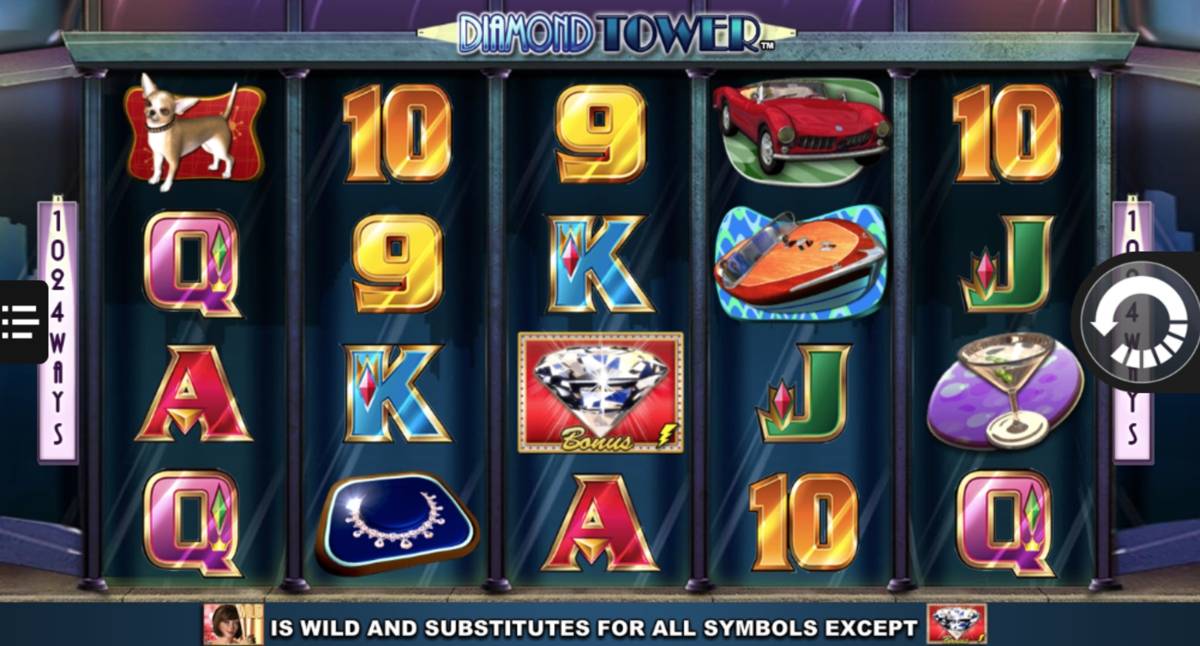 Diamond Tower: image of main menu