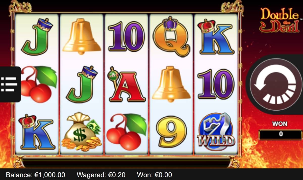 Double the Devil: image of main menu