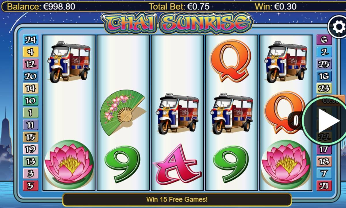 Thai Sunrise: image of winning