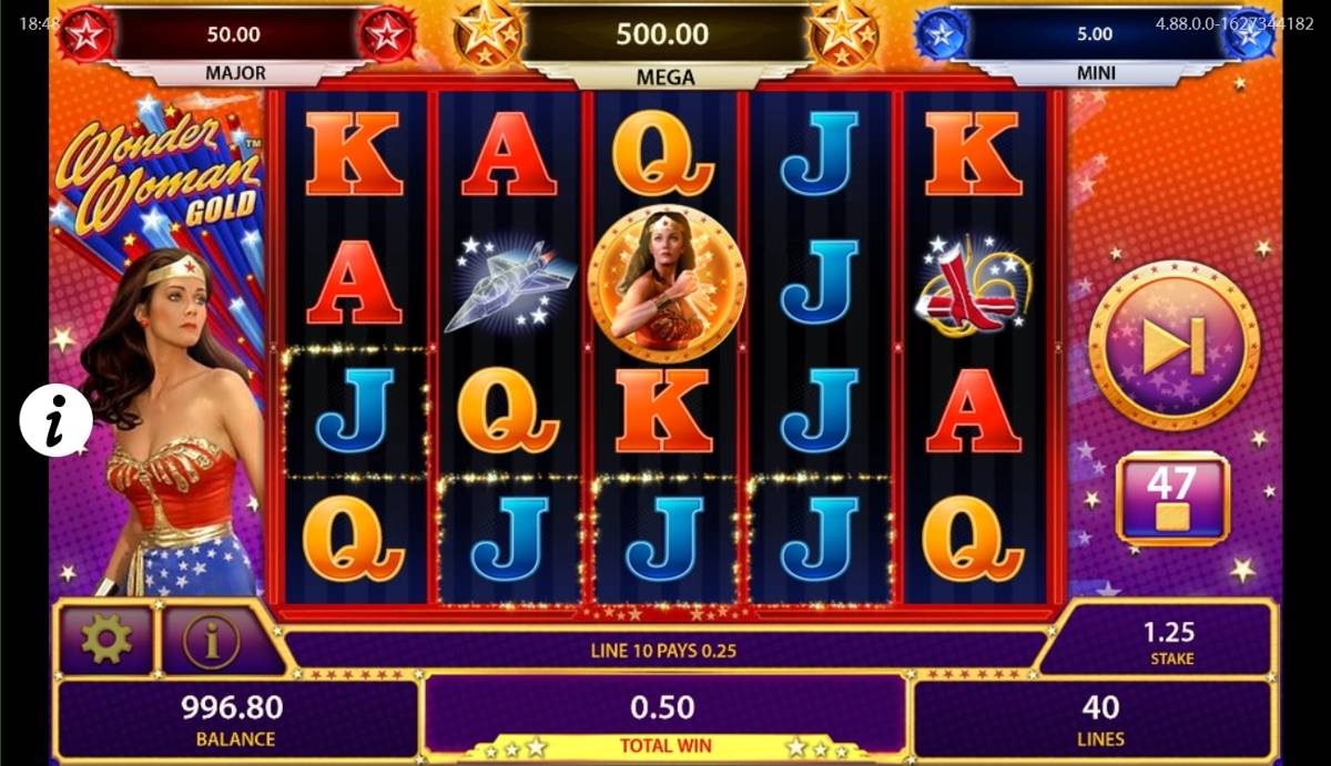 Wonder Woman Gold: image of winning