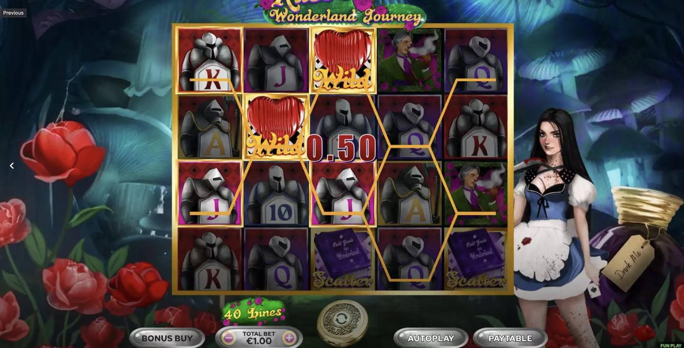 Alice's Wonderland Journey: image of winning