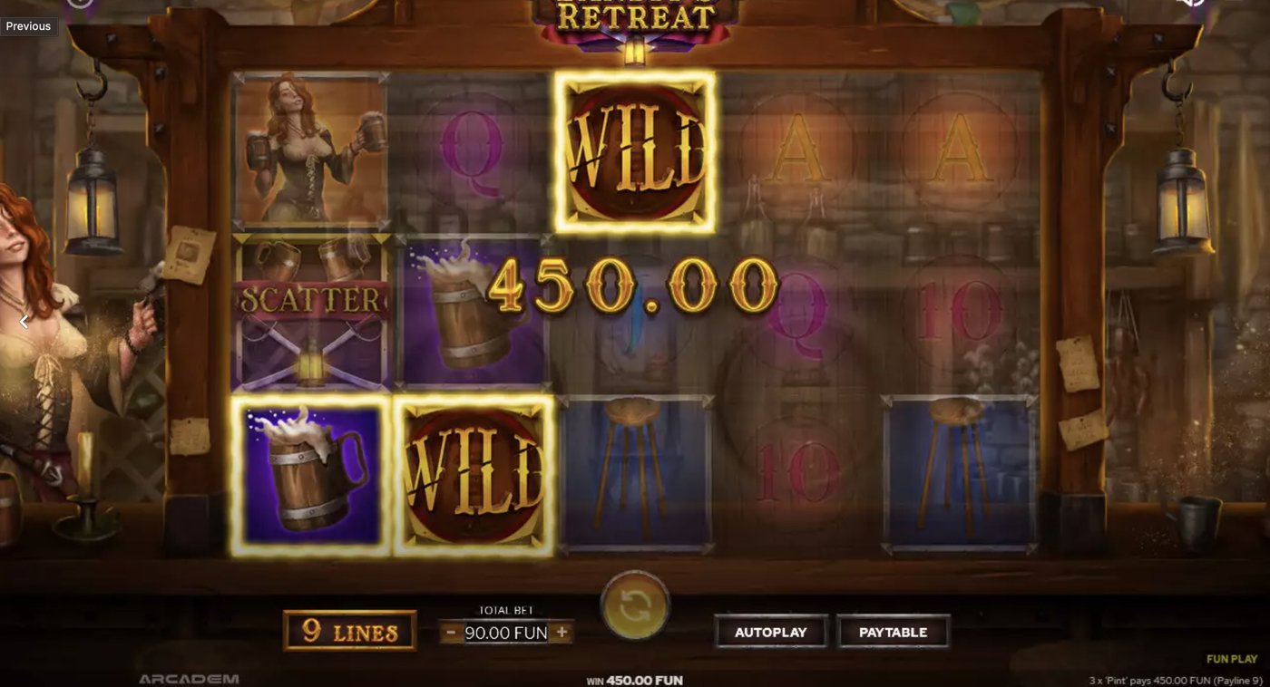 Bandit's Retreat: image of winning