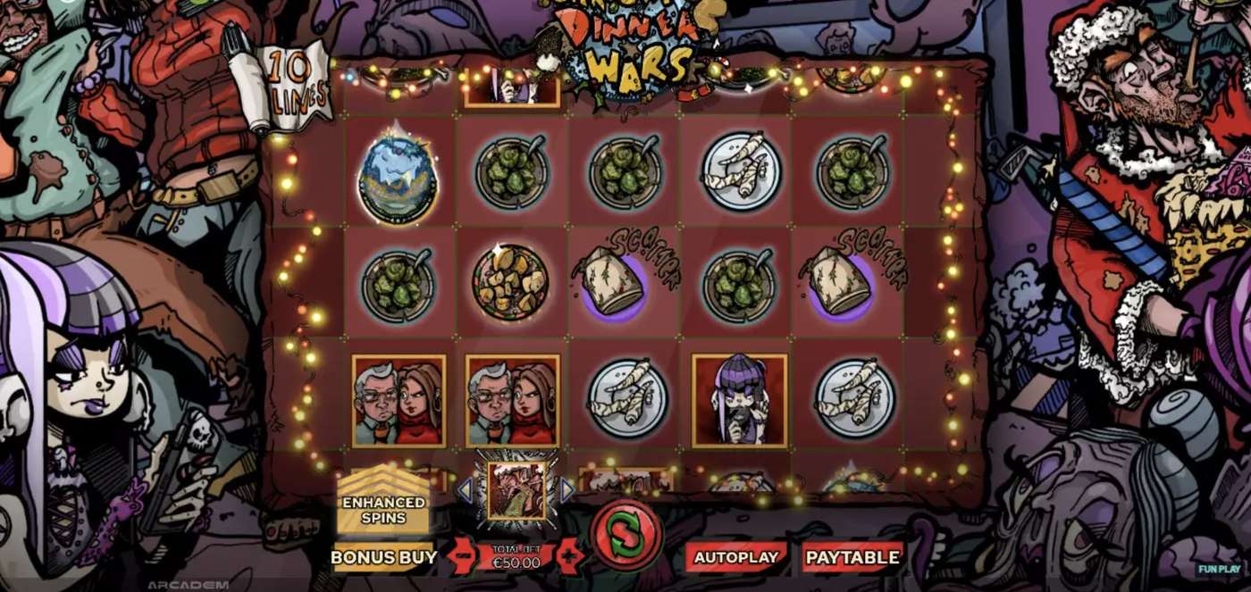 Christmas Dinner Wars: image of main menu