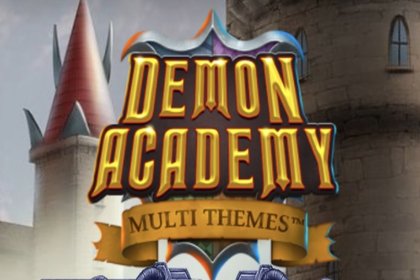 Demon Academy Multi Themes Online Slot Logo