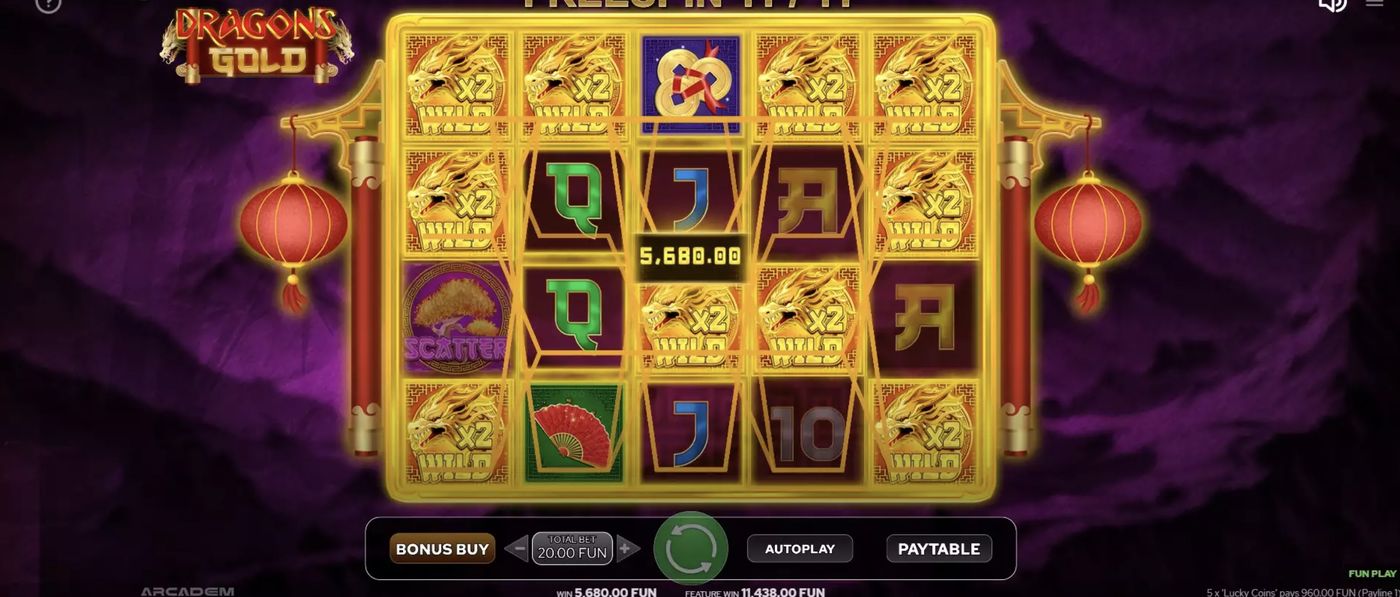 Dragon's Gold: image of winning