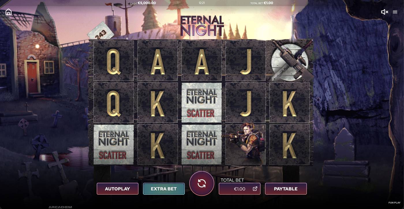 Eternal Night: image of main menu