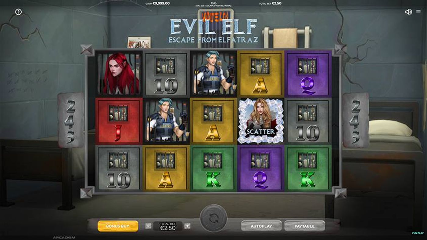 Evil Elf: Escape From Elfatraz: image of main menu