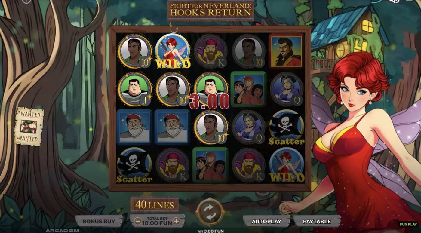 Fight for Neverland: Hook's Return: image of main menu