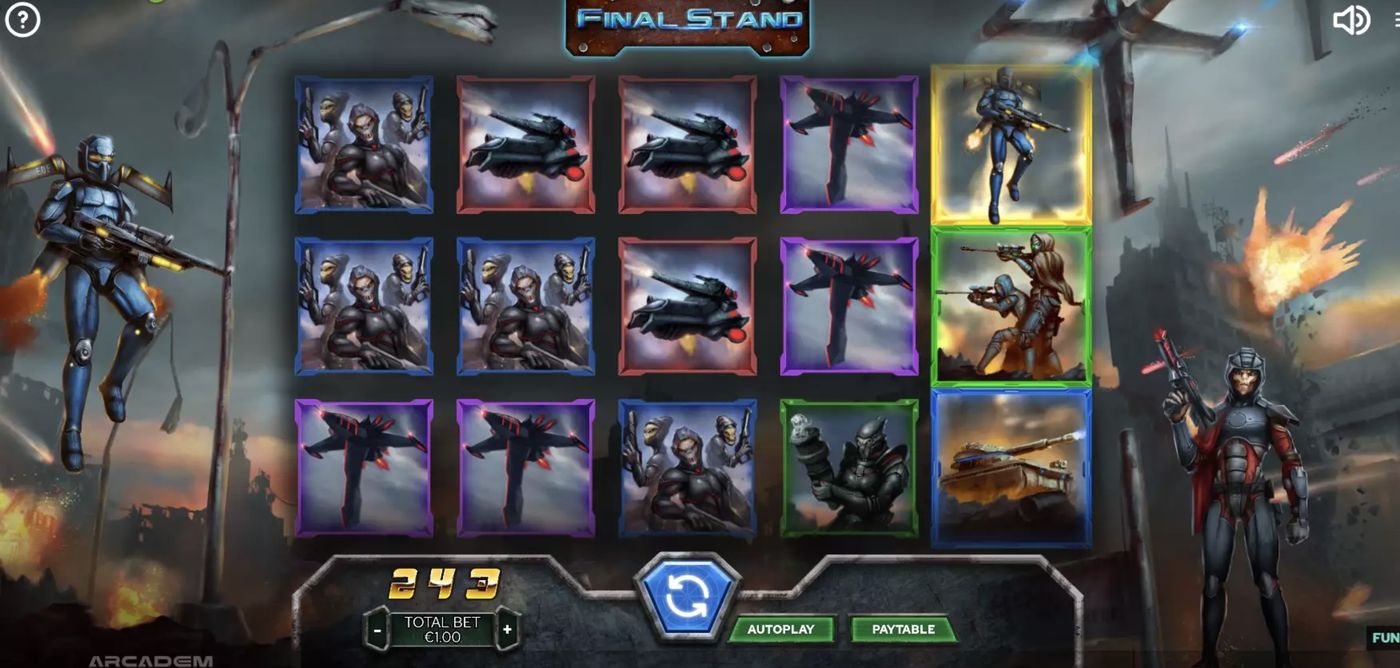 Final Stand: image of main menu