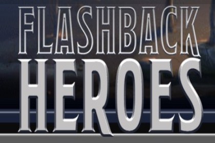 Flashback Heroes Online Slot Logo