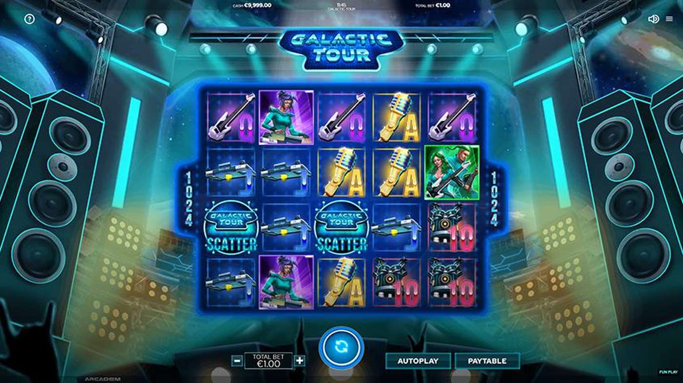 Galactic Tour: image of main menu
