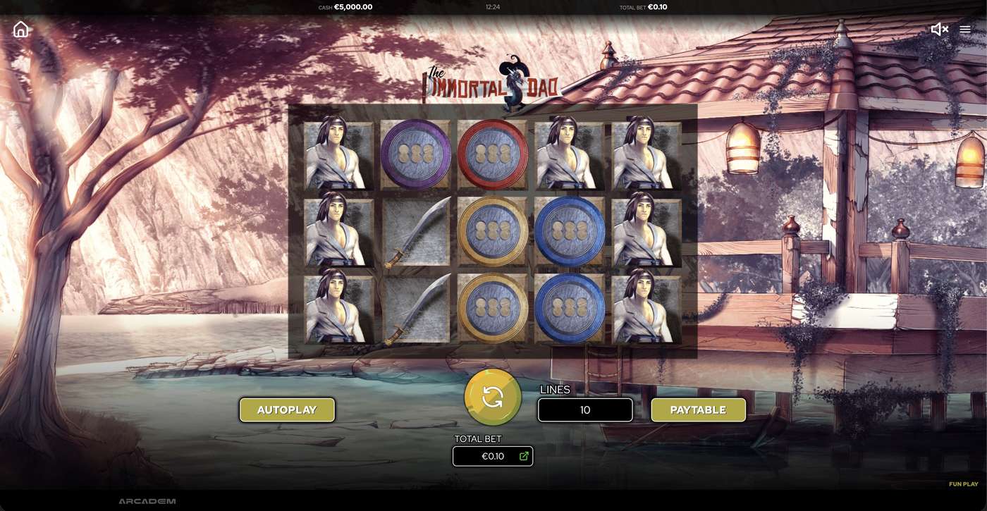 Immortal Dao: image of main menu
