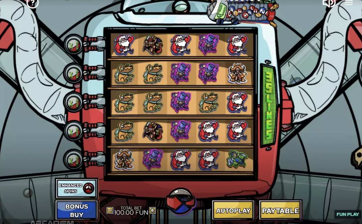 Mr. Roboto's Gacha Machine: image of main menu