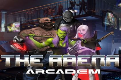 The Arena Online Slot Logo
