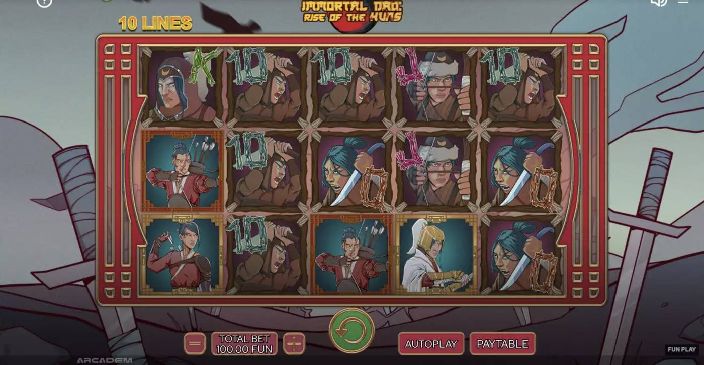 The Immortal Dao: Rise of the Huns: image of main menu