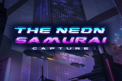The Neon Samurai: Capture Online Slot Logo