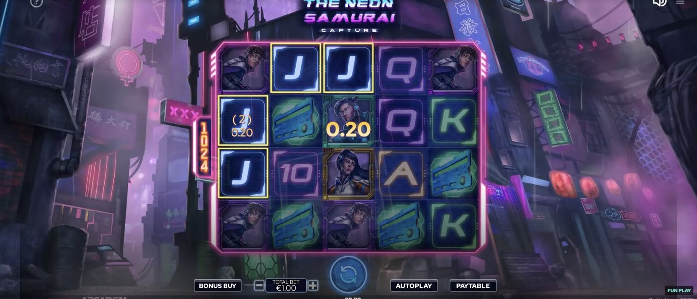 The Neon Samurai: Capture: image of winning