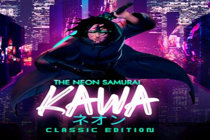 The Neon Samurai: Kawa Classic Online Slot Logo