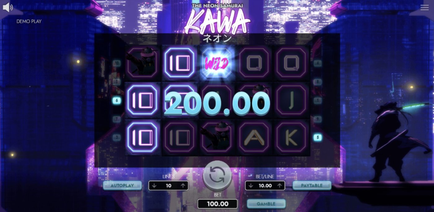The Neon Samurai: Kawa Classic: image of winning