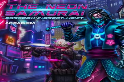 The Neon Samurai: Paradox's Great Heist Online Slot Logo
