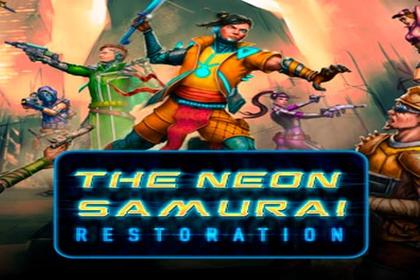 The Neon Samurai: Restoration Online Slot Logo