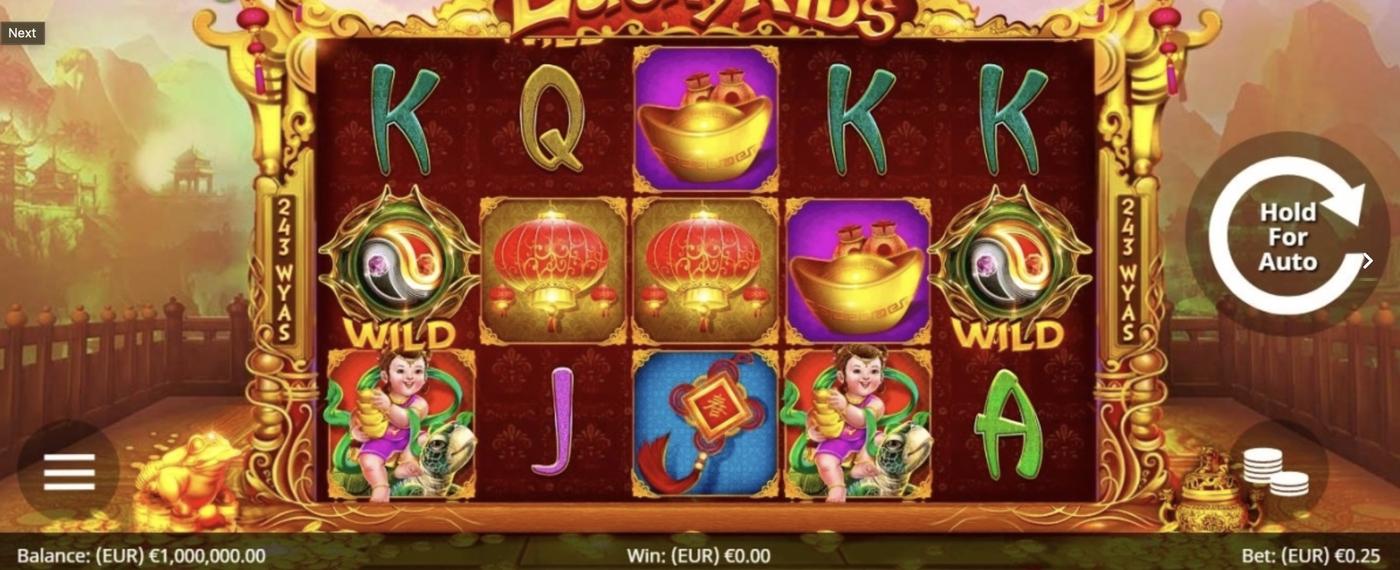 Lucky Kids: image of main menu