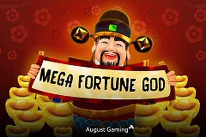 Mega Fortune God Online Slot Logo