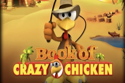 Book of Crazy Chicken Online Slot Logo