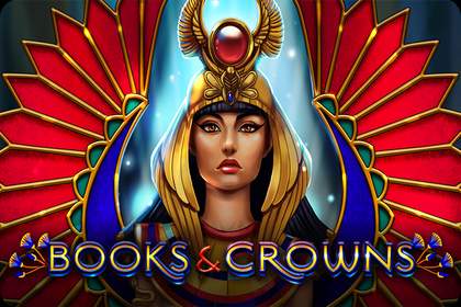 Books & Crowns Online Slot Logo