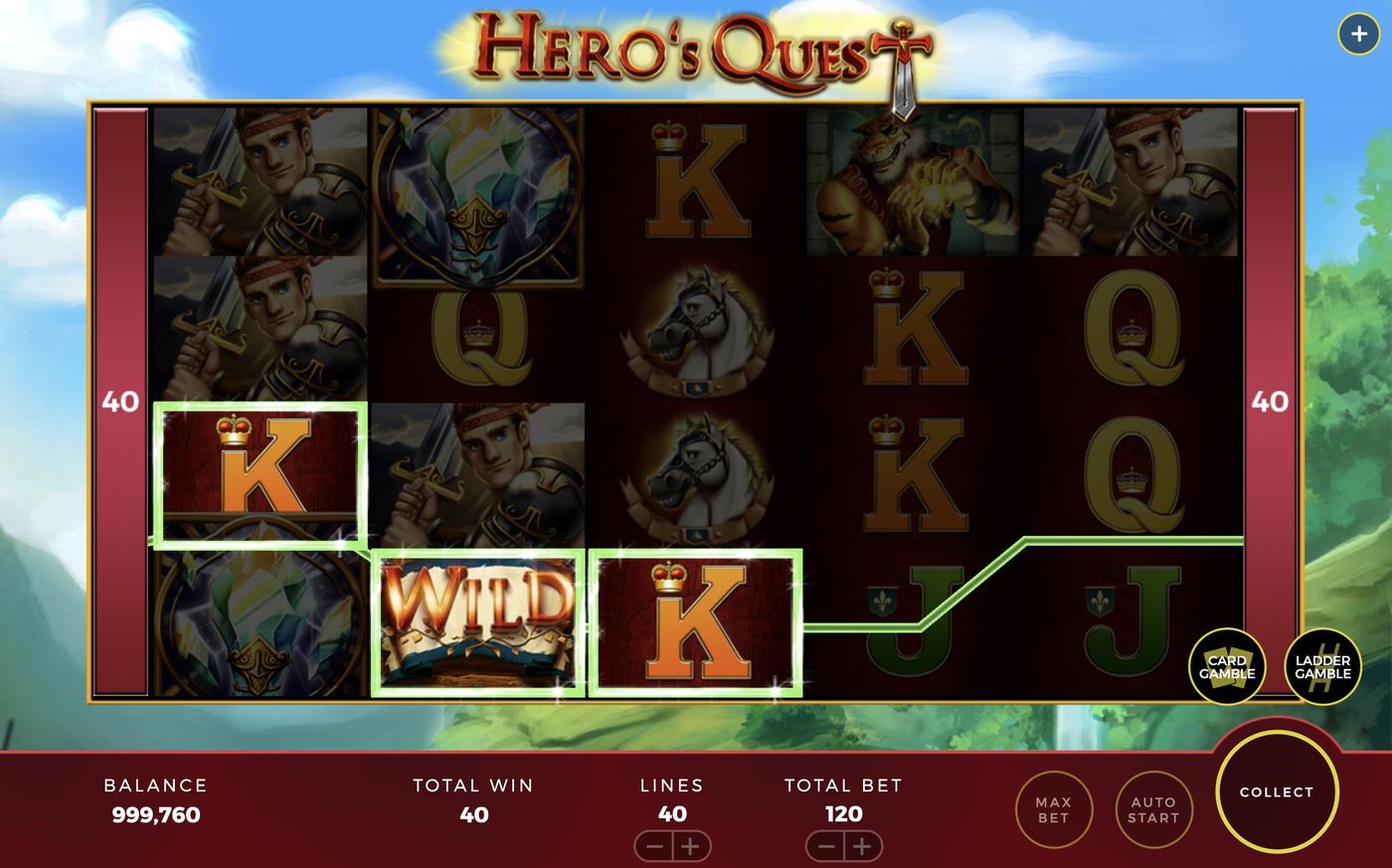 Hero's Quest: image of winning