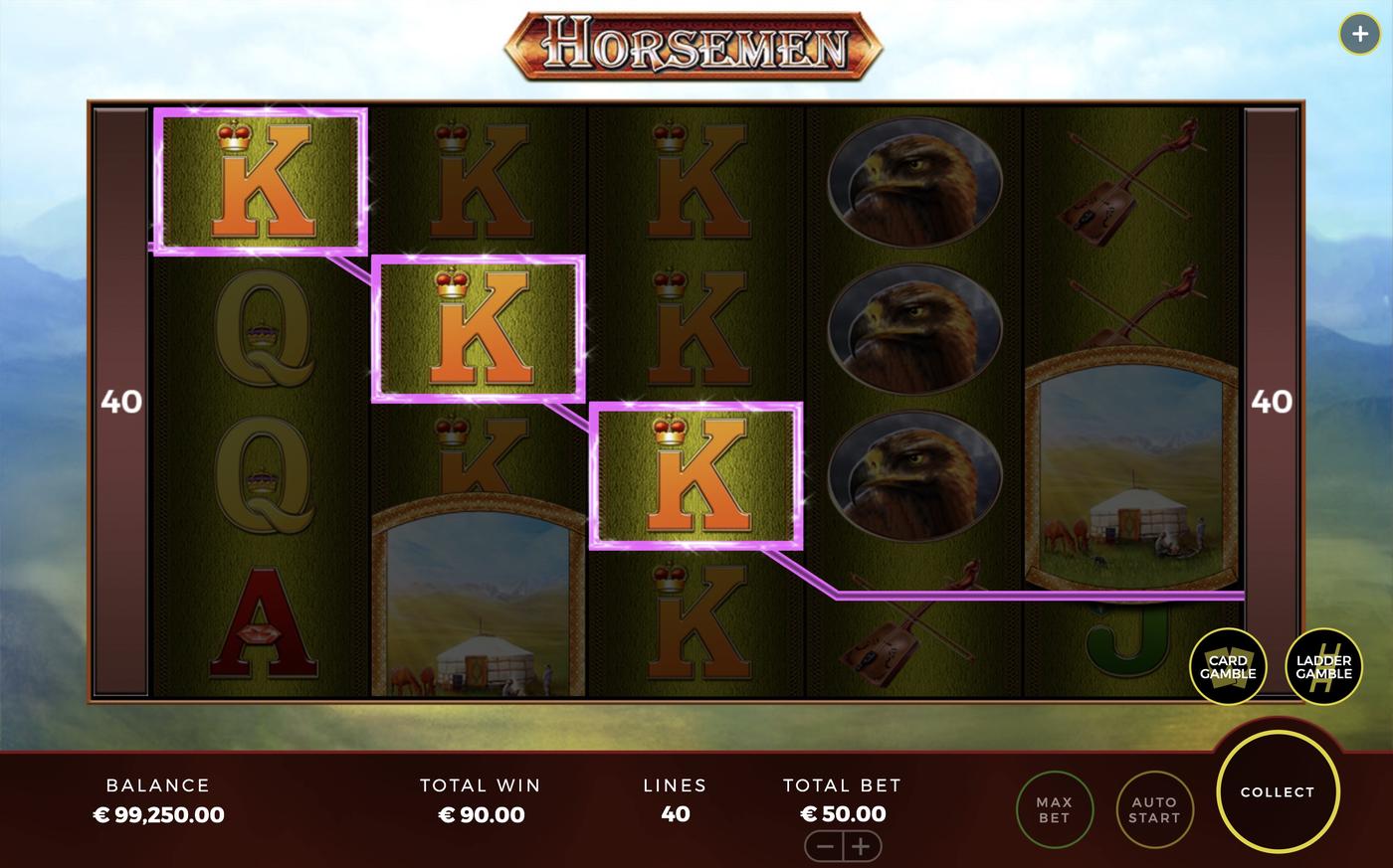 Horsemen: image of winning