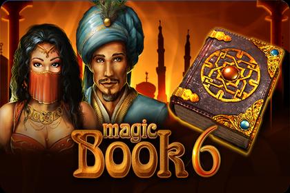 Magic Book 6 Online Slot Logo