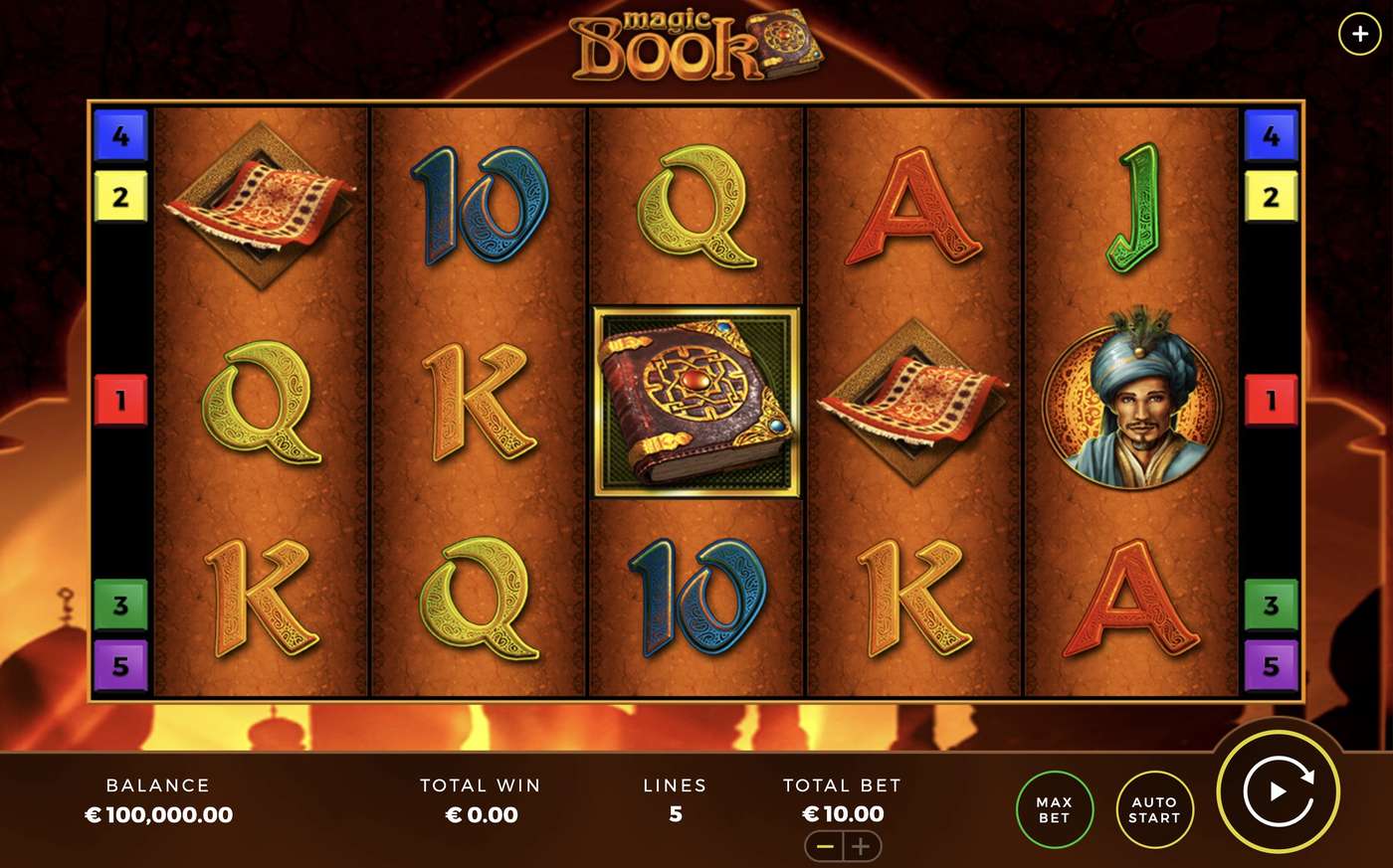 Magic Book: image of main menu