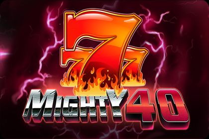 Mighty 40 Online Slot Logo