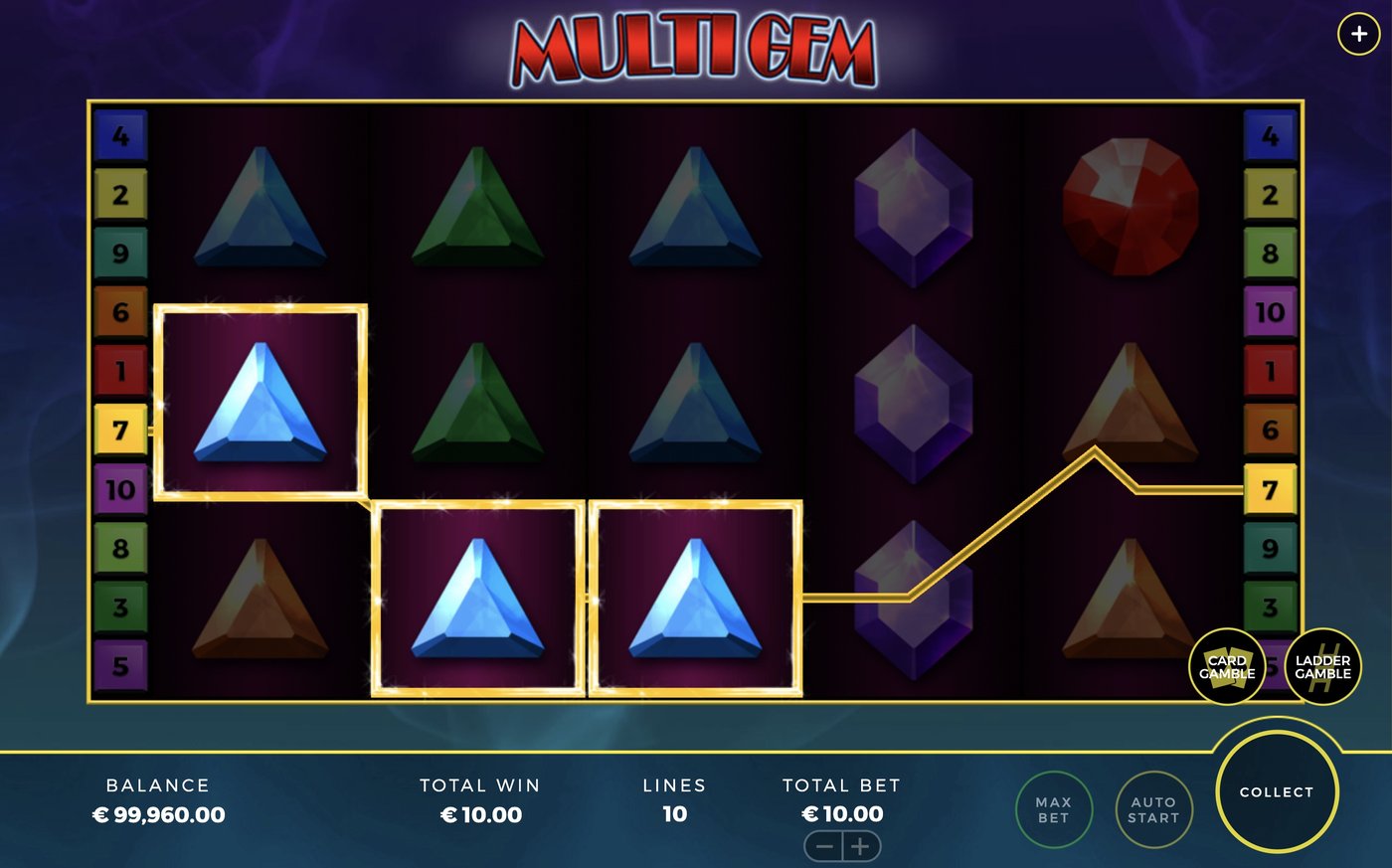 Multi Gem: image of winning