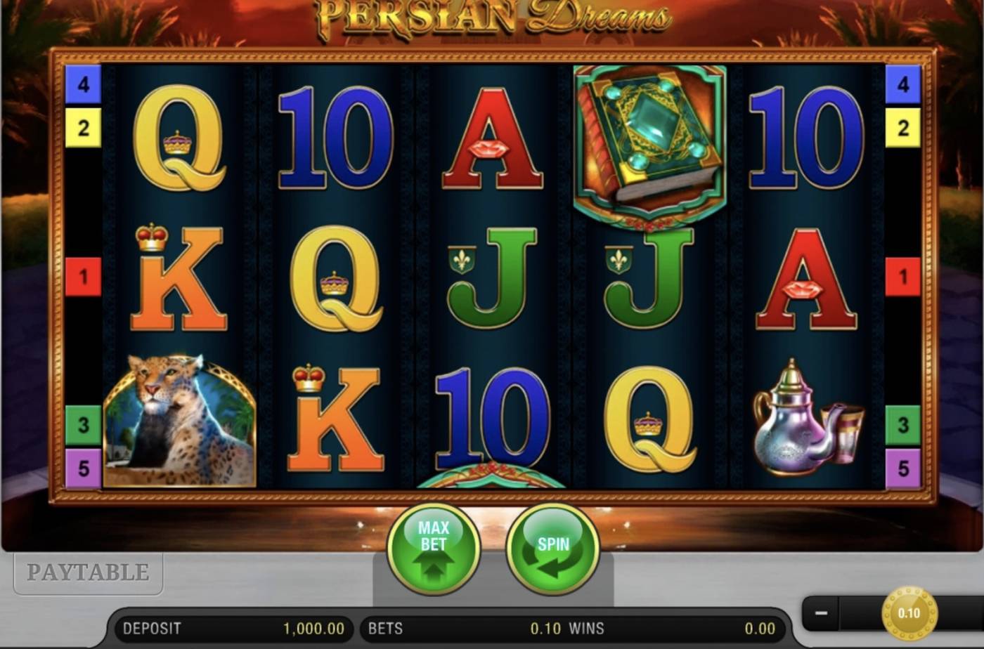 Persian Dreams: image of main menu