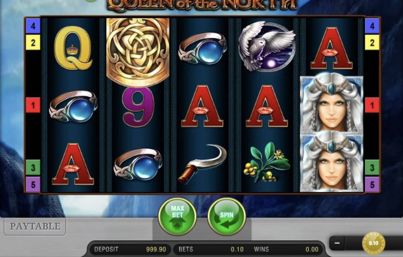 Queen of the North: image of main menu
