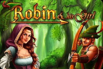 Robin & his Girl Online Slot Logo