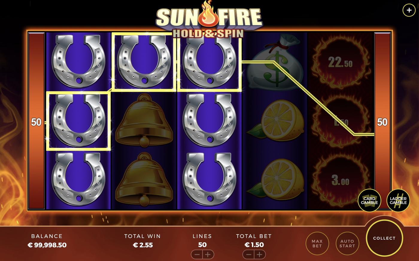 Sun Fire - Hold & Spin: image of winning