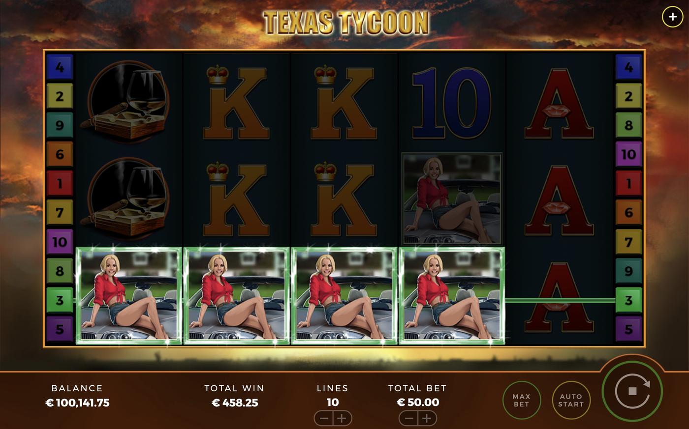 Texas Tycoon: image of winning