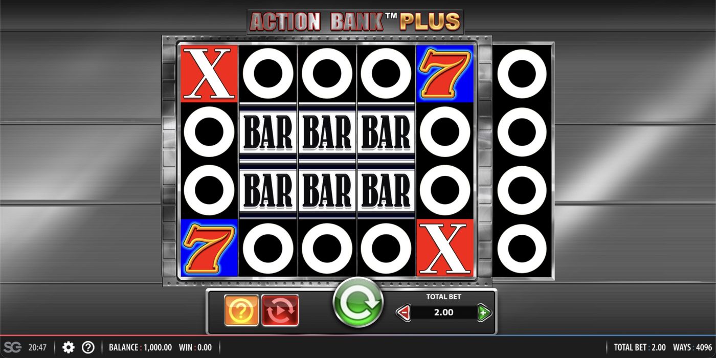 Action Bank Plus: image of main menu