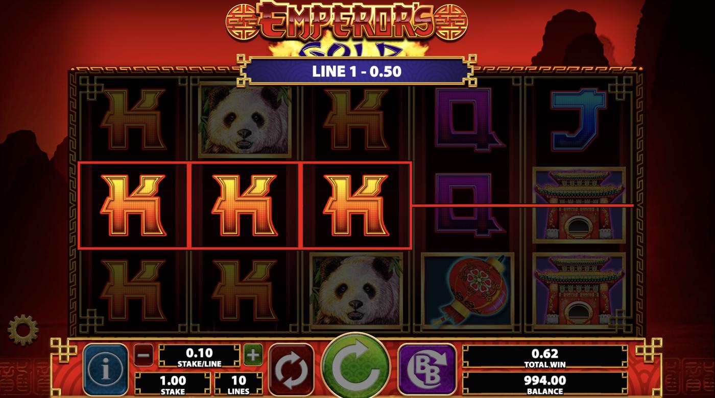 Emperor's Gold: image of winning