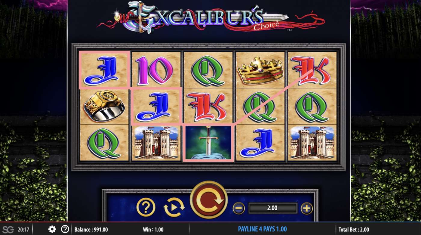 Excalibur's Choice: image of winning