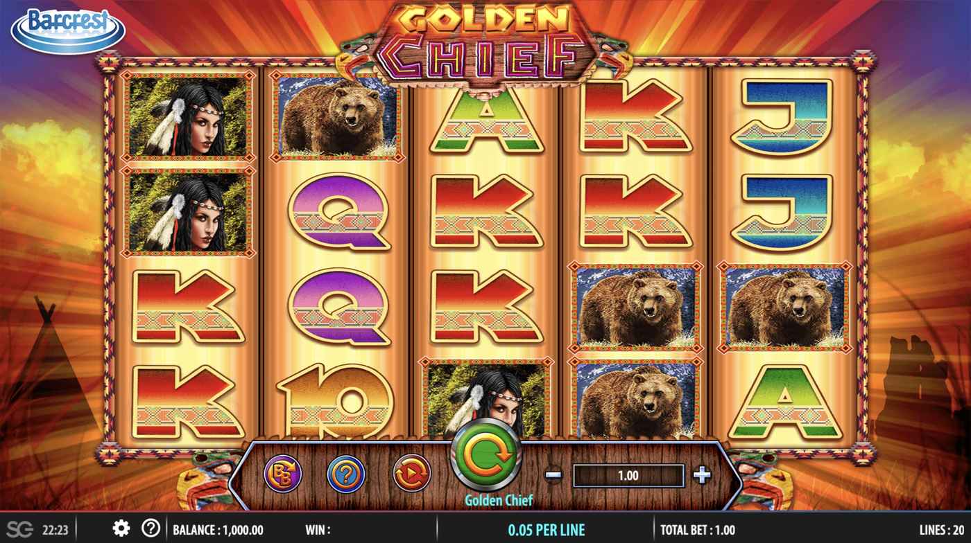 Golden Chief: image of main menu