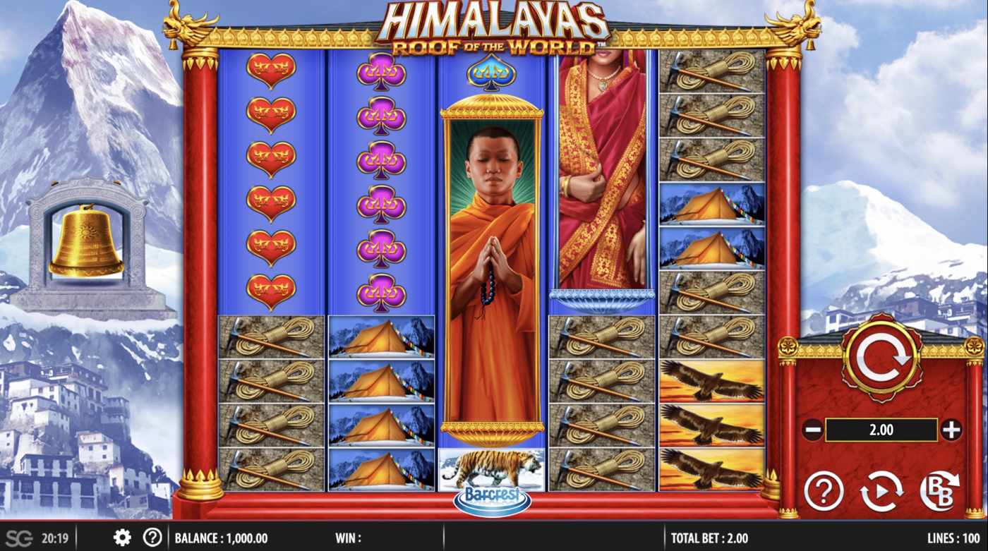 Himalayas Roof of The World: image of main menu