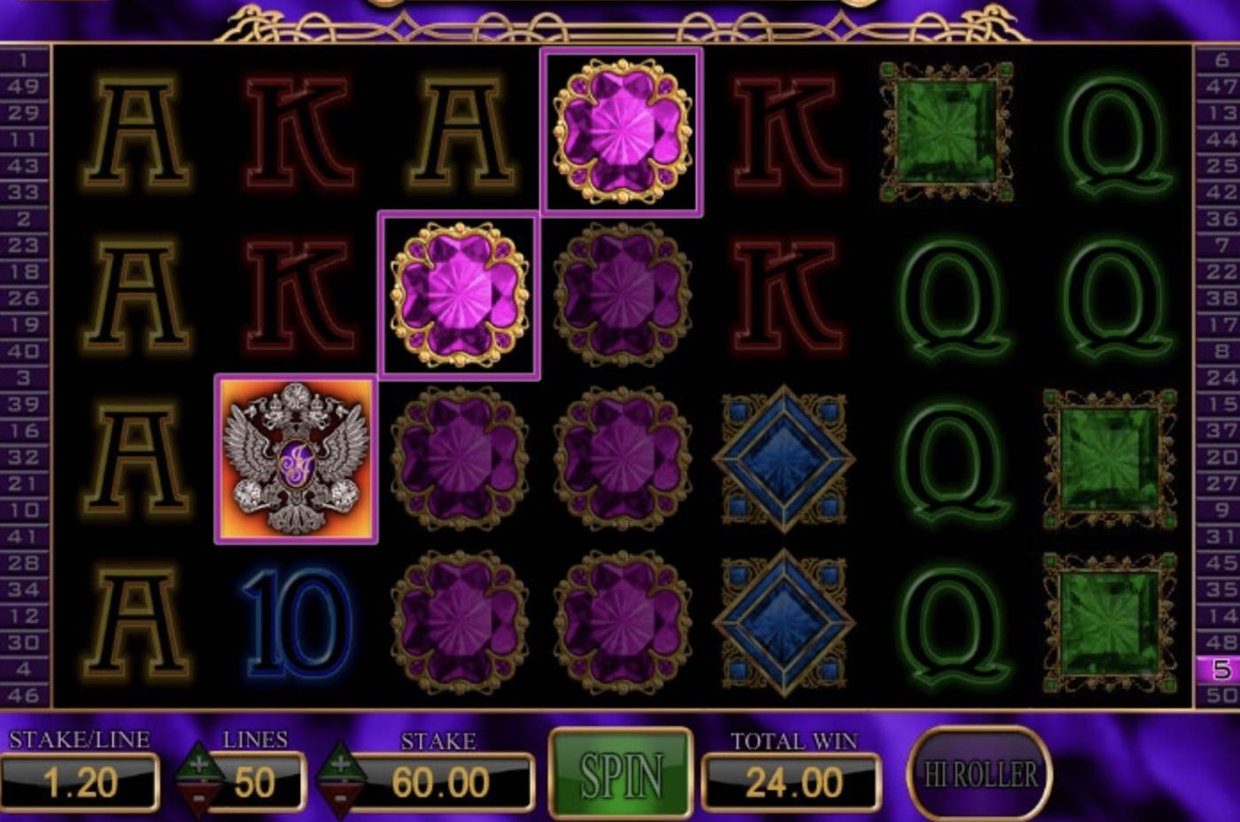 Jackpot Jewels: image of winning