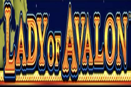 Lady of Avalon Online Slot Logo