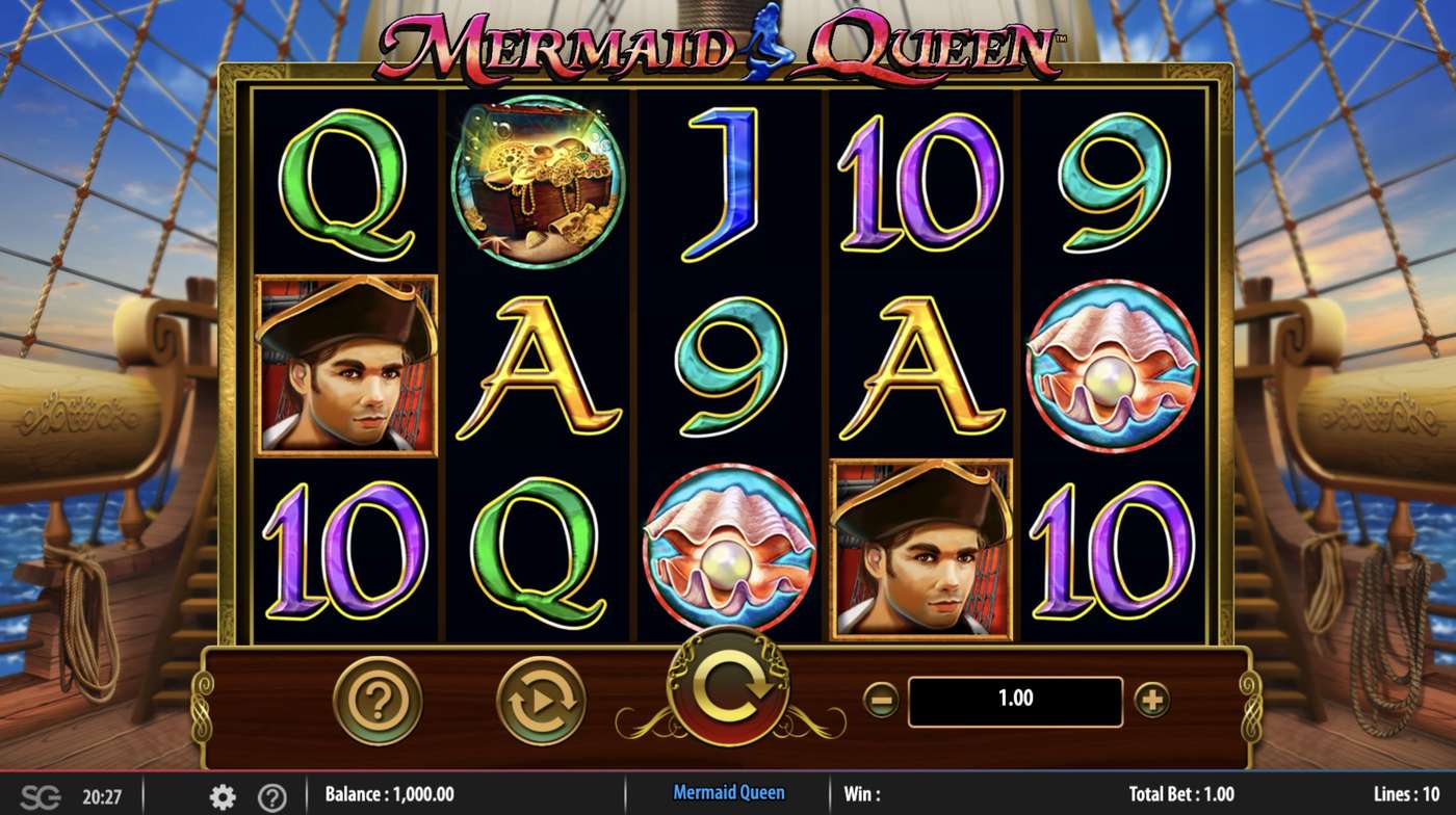 Mermaid Queen: image of main menu