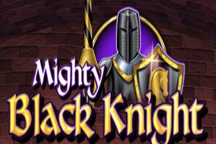 Mighty Black Knight Online Slot Logo